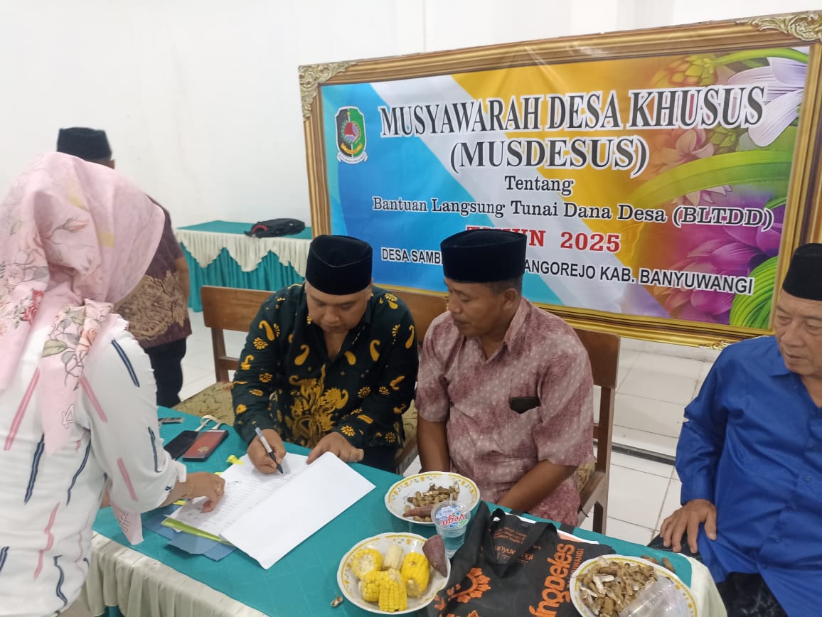 Musyawarah-Desa-Khusus-Bantuan-Langsung-Tunai-Dana-Desa-2025-Digelar-di-Desa-Sambimulyo