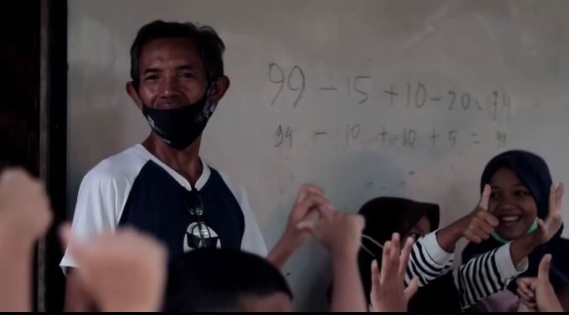 Anak - Anak Saung Matematika Di Gembleng Persiapkan Pembelajaran Les Privat Hitung Cepat Di RTH Sambimulyo