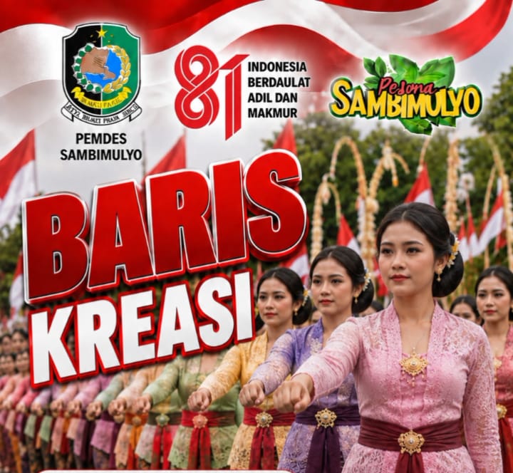 Sambimulyo Gelar Gerak Jalan Baris Kreasi Diikuti Oleh Ratusan Peserta