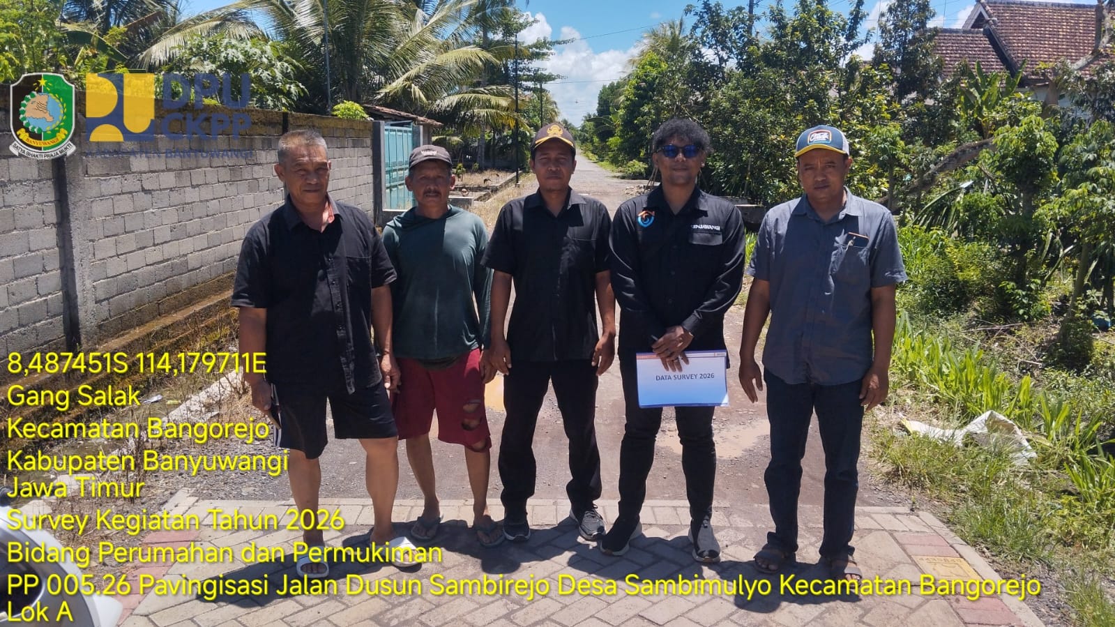 Survey 5 Titik Pavingisasi Usulan Dhea Sartika Di Sambimulyo