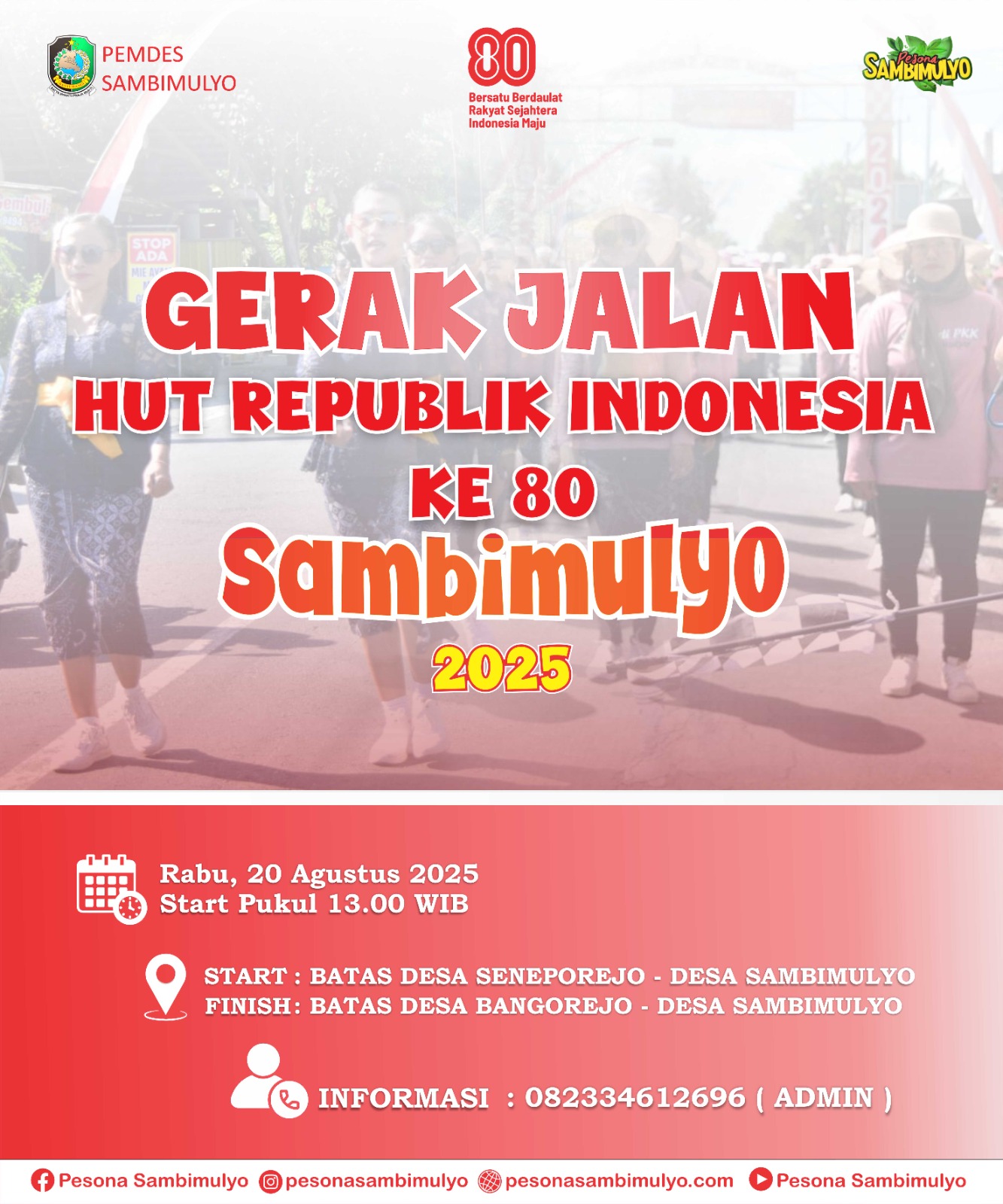 Hari-Ini-Sambimulyo-Gerak-Jalan-Start-Batas-Selatan-Finish-Batas-Utara