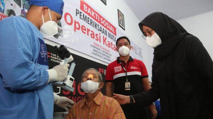 Gratis Lagi : PMI Banyuwangi Gelar Baksos Pelayanan Kesehatan Mata dan Operasi Katarak
