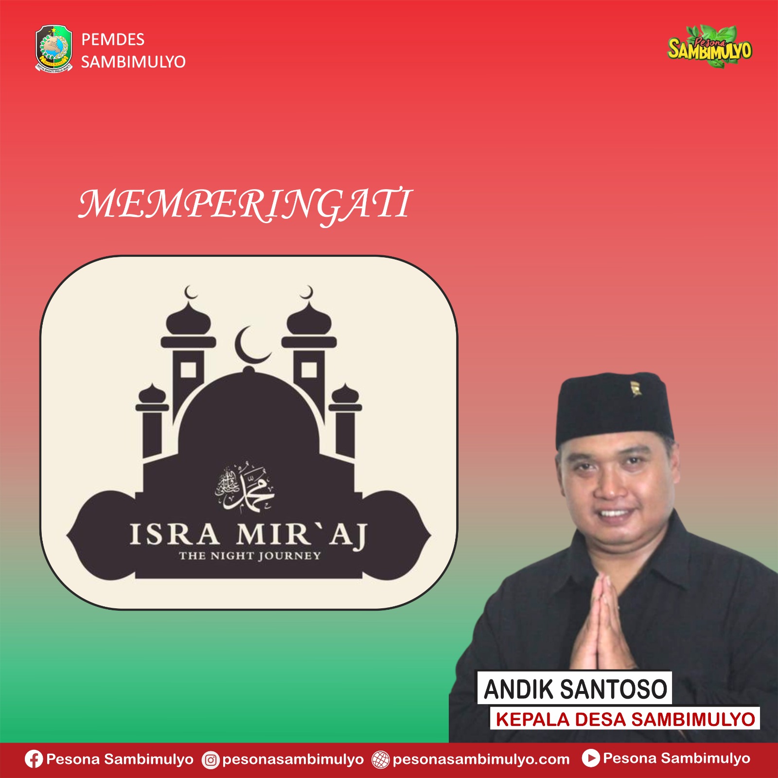 Kepala-Desa-Sambimulyo,-Ucapkan-Selamat-Memperingati-Isro-Miraj-27-Januari-2025