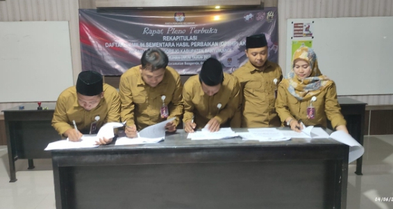 Perbaikan (DPSHP) Akhir Pemilu Tahun 2024 Tingkat PPK Kecamatan Bangorejo