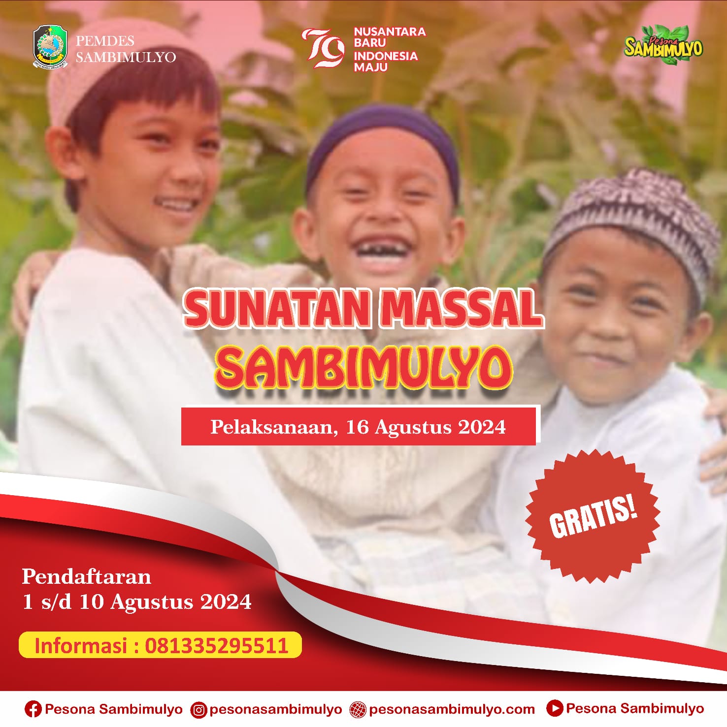 Sembilan-Anak-Siap-Ikuti-Sunatan-Massal-Desa-Sambimulyo-Dalam-Rangka-Memperingati-HUT-RI-ke-79