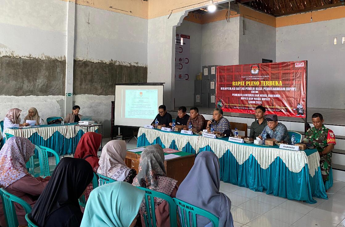 Panitia-Pemungutan-Suara-Desa-Sambimulyo-Gelar-Rapat-Pleno-Terbuka-Rekapitulasi-DPHP