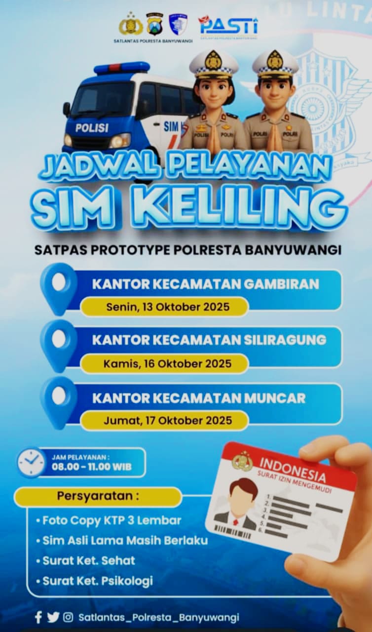 Jadwal-Pelayanan-SIM-Keliling-Polresta-Banyuwangi-Hari-Ini-dan-Mendatang,-Jangan-Lewatkan-Kesempatan!
