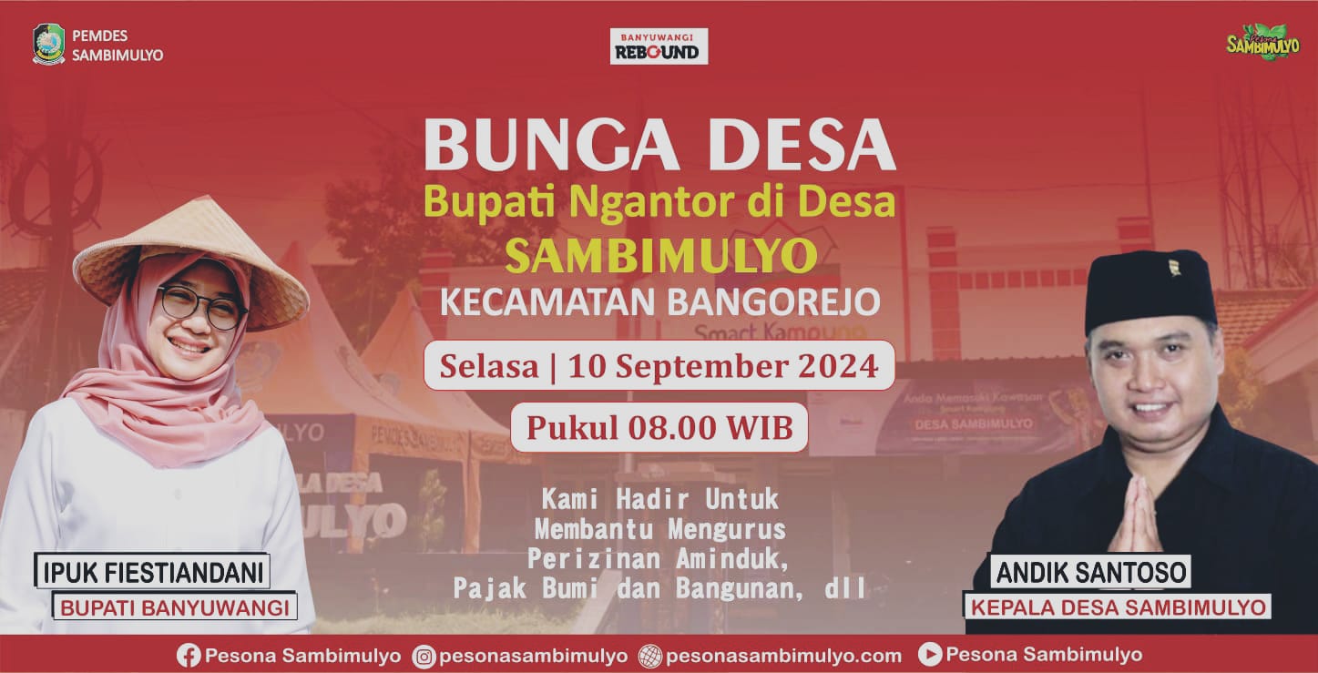 Hari-ini-:-Ada-Pelayanan-Terpadu-dari-Dinas-Banyuwangi-Karena-Bunga-Desa-Di-Sambimulyo