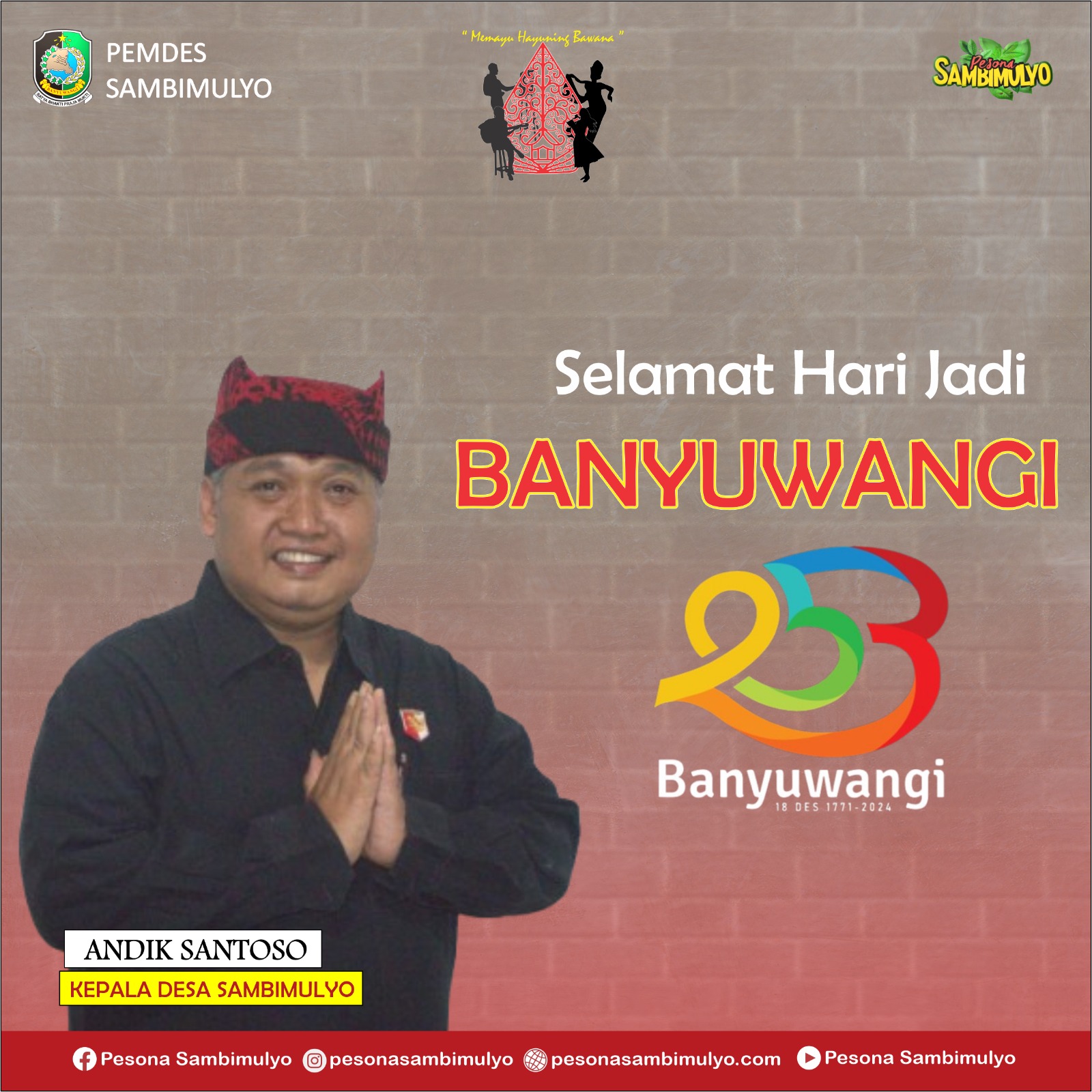 Pemdes-Sambimulyo-Ucapkan-Selamat-Hari-Jadi-ke-253-Banyuwangi