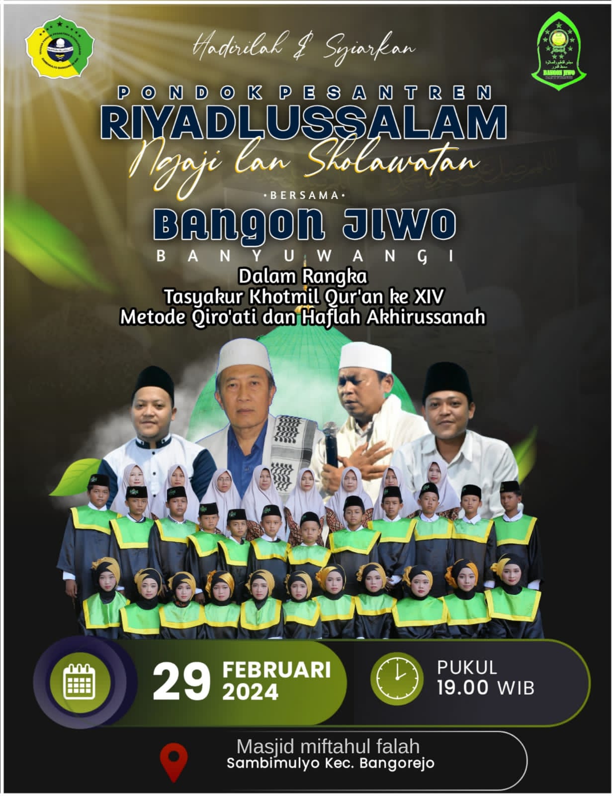 Pondok-Pesantren-Riyadlussalam-Sambimulyo-Bersholawat-Bersama-Bangun-Jiwo-Banyuwangi