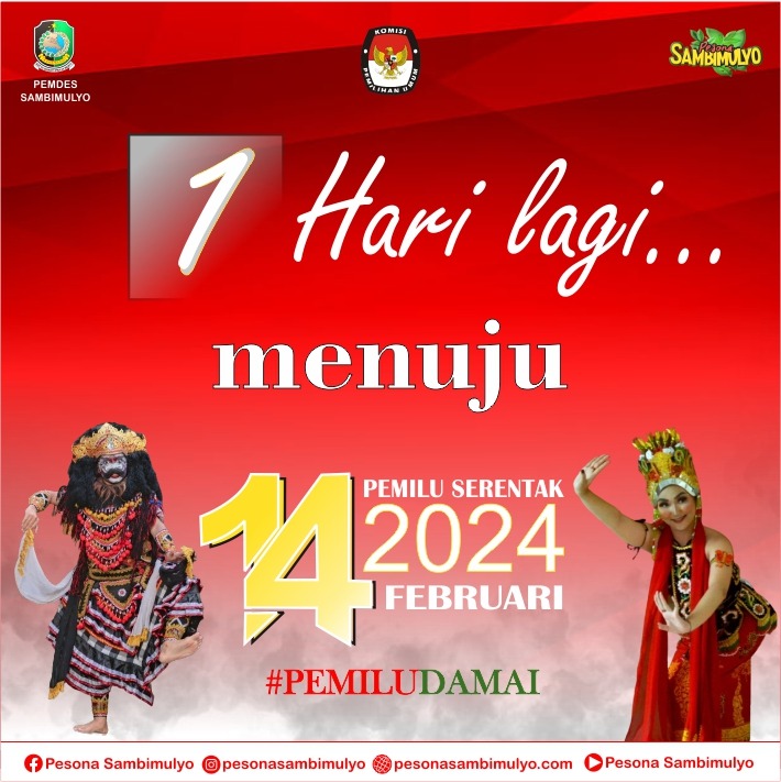 1-Hari-Lagi-Menuju-Pemilihan-Umum-Serentak-Tahun-2024