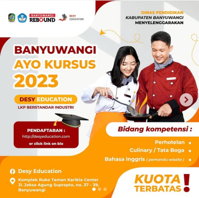 Banyuwangi Ayo Kursus 2023, DESY EDUCATION LKP Berstandar Industri 
