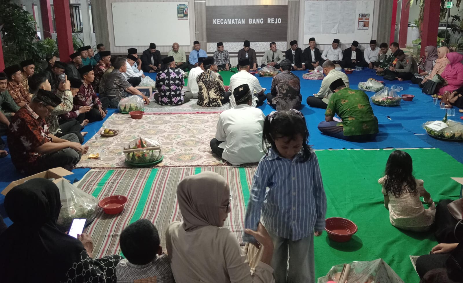 Doa Bersama Malam Tasyakuran HUT RI ke-81 Digelar di Pendopo Kecamatan Bangorejo