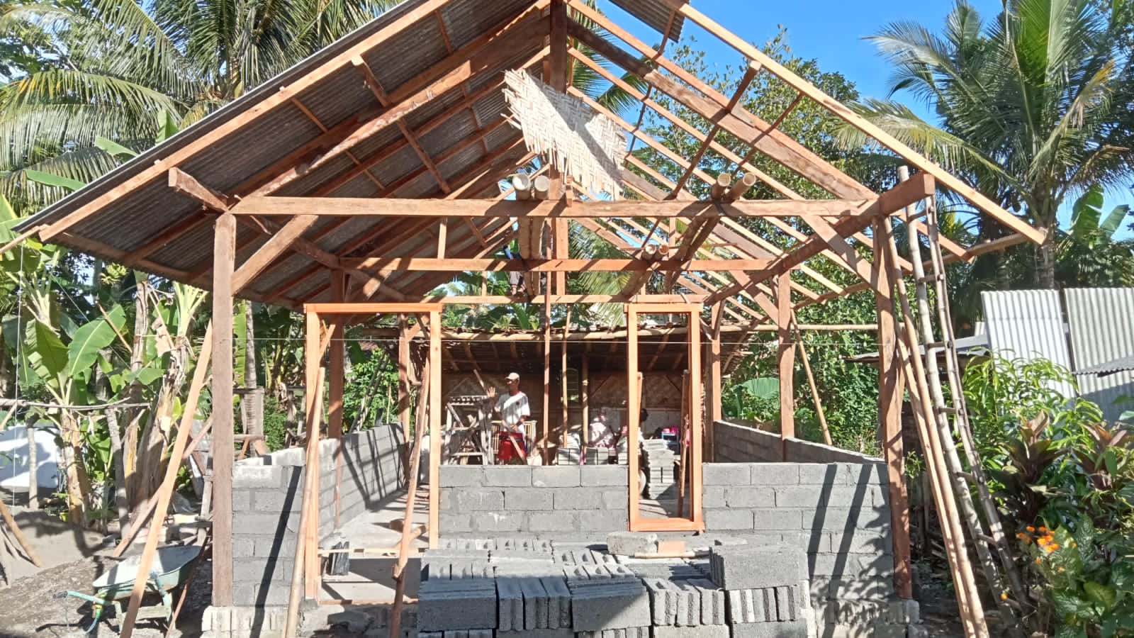 Bedah Rumah Ke 2 Proses Sudah 50% Di Dusun Sambirejo Sambimulyo