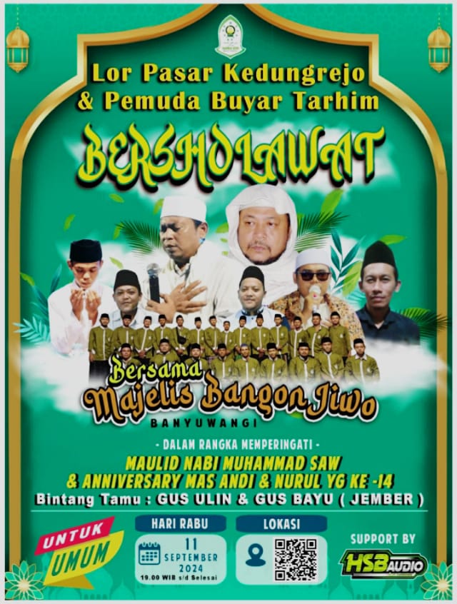 Pemuda-Lor-Pasar-Kedungrejo-dan-Buyar-Tarhim-Bersholawat