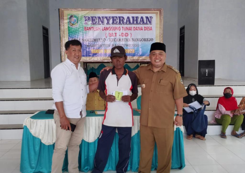 Penyaluran (BLT DD) Sambimulyo Bulan Januari, Februari, Maret Tahun 2023