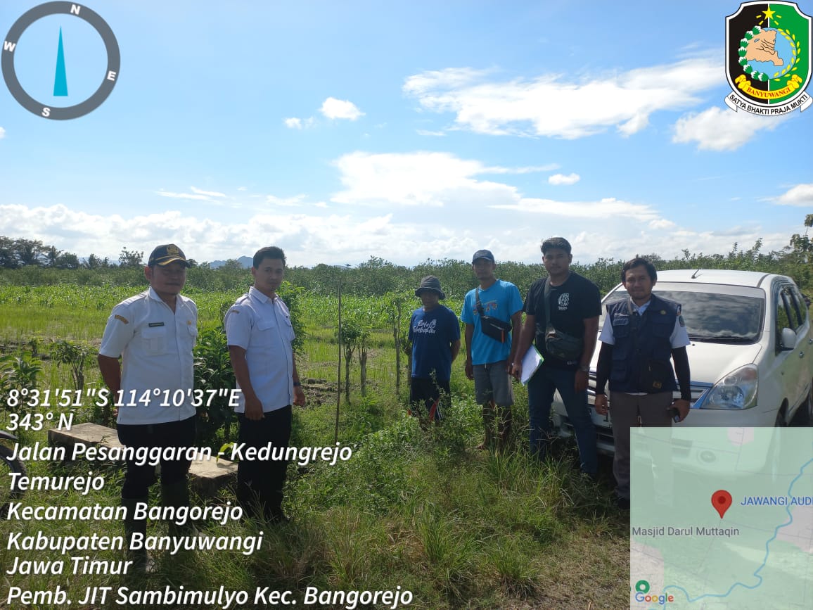 Dinas-Pertanian-Banyuwangi-Survei-Lokasi-Bantuan-Irigasi-100-Meter-di-Desa-Sambimulyo
