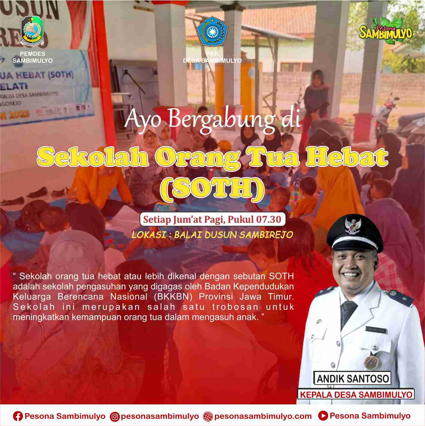 Papan Informasi Desa Sambimulyo Kecamatan Bangorejo Kabupaten Banyuwangi